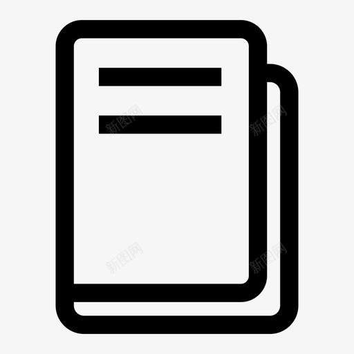 书电子书教育图标svg_新图网 https://ixintu.com 教育 电子书 阅读 页面