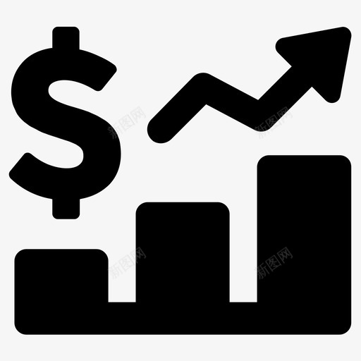 财务收入利润图标svg_新图网 https://ixintu.com 分析图表报表统计和数据 利润 收入 财务 销售