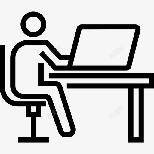 在线学习在线学习19线性图标svg_新图网 https://ixintu.com 在线学习 在线学习19 线性