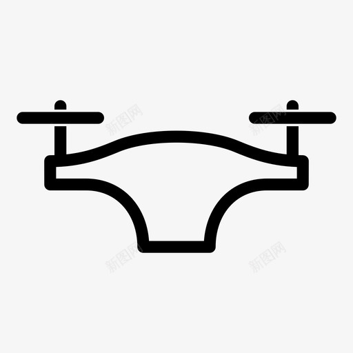 无人机照相机飞行图标svg_新图网 https://ixintu.com 无人机 照相机 绘图 飞行