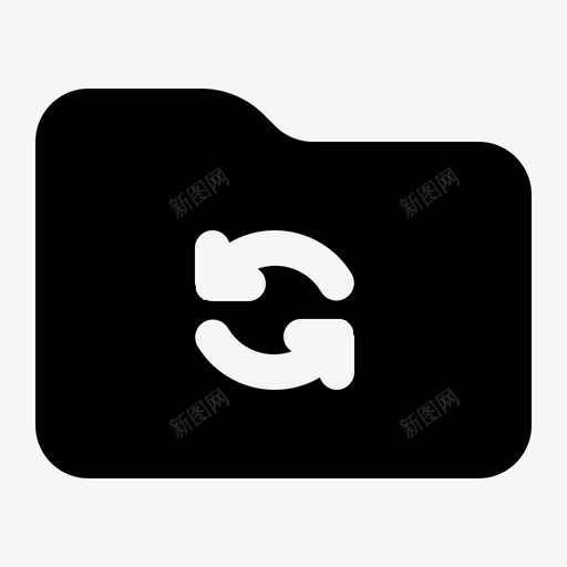 同步文件夹文件夹实体图标svg_新图网 https://ixintu.com 同步文件夹 文件夹实体