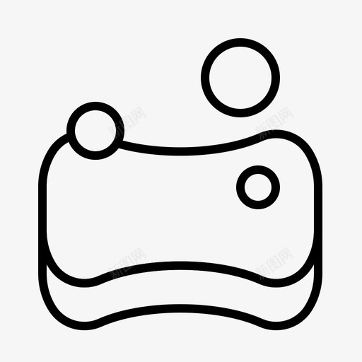 清洁卫生海绵图标svg_新图网 https://ixintu.com 卫生 卫生常规大纲 海绵 清洁