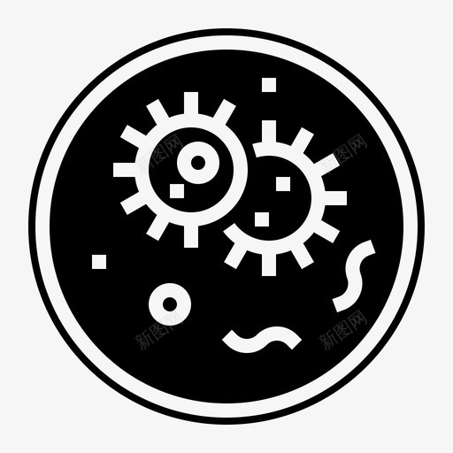 培养皿化学38填充图标svg_新图网 https://ixintu.com 化学 培养皿 填充 细胞培养皿