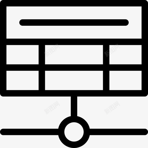 服务器pc组件6线性图标svg_新图网 https://ixintu.com pc组件6 服务器 线性