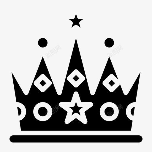 皇冠派对之夜2纯色图标svg_新图网 https://ixintu.com 派对之夜2 皇冠 纯色