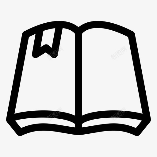 书电子书教育图标svg_新图网 https://ixintu.com 教育 电子书 阅读 页面