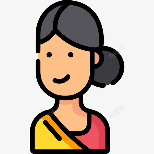印第安人阿凡达66线性颜色图标svg_新图网 https://ixintu.com 印第安人 线性 阿凡 颜色