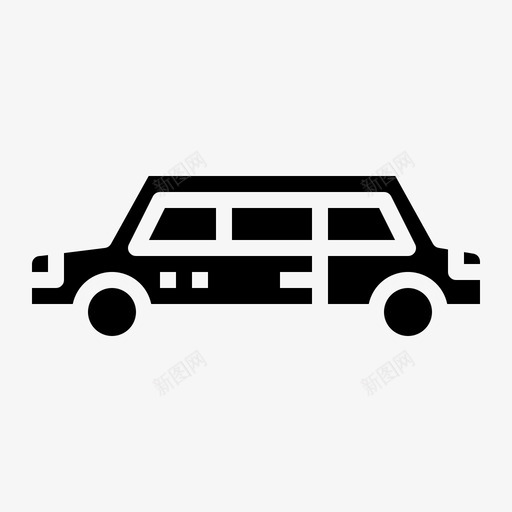 夜间运输豪华轿车汽车图标svg_新图网 https://ixintu.com 夜间运输 汽车 豪华轿车