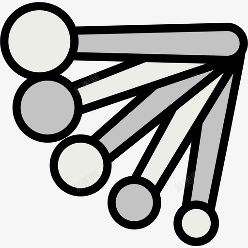 测量勺面包房81线性颜色图标svg_新图网 https://ixintu.com 测量勺 线性颜色 面包房81