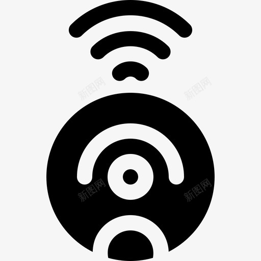 机器人真空domotics5填充图标svg_新图网 https://ixintu.com domotics 填充 机器人 真空