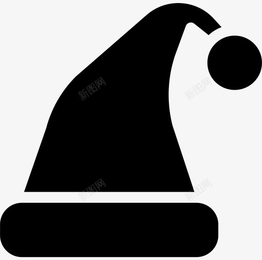 圣诞帽圣诞193实心图标svg_新图网 https://ixintu.com 圣诞 实心