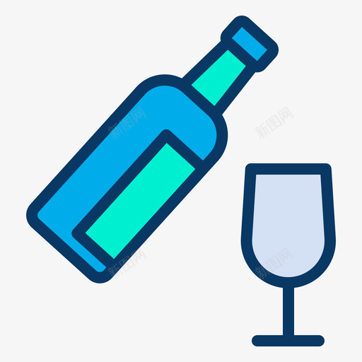 饮料51号酒吧线性颜色图标svg_新图网 https://ixintu.com 51号 线性 酒吧 颜色 饮料