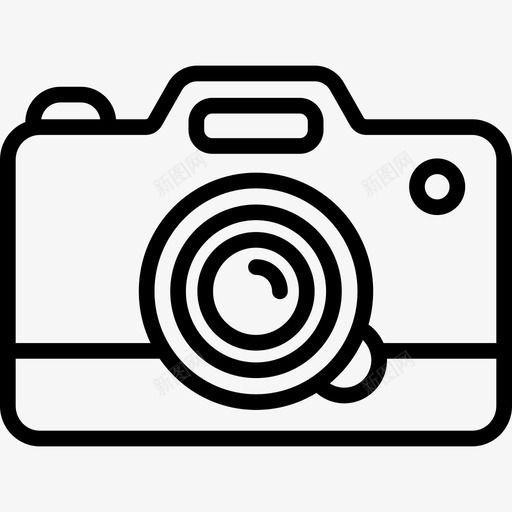 照相摄像机博客6图标svg_新图网 https://ixintu.com 博客 摄像机 照相 线性