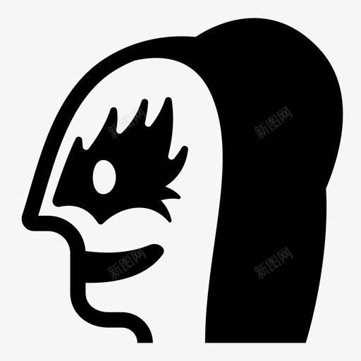 吻乐队演奏者嘉年华面具音乐图标svg_新图网 https://ixintu.com 乐队 嘉年华 头像 摇滚 明星 演奏者 角色 面具 音乐