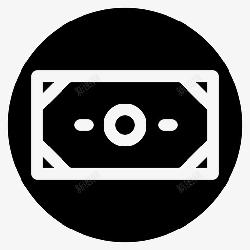 美元钞票货币金融图标svg_新图网 https://ixintu.com 付款 商店 美元 货币 金融 钞票