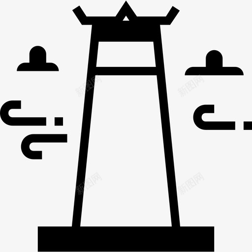 巨大的秋千曼谷的标志和地标2实心图标svg_新图网 https://ixintu.com 实心 巨大的秋千 曼谷的标志和地标2