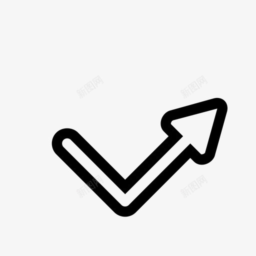 箭头弹跳左图标svg_新图网 https://ixintu.com 向上 弹跳 符号 箭头