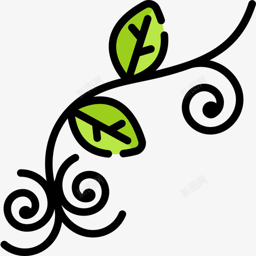 花卉花卉3线性颜色图标svg_新图网 https://ixintu.com 线性 花卉 设计 颜色