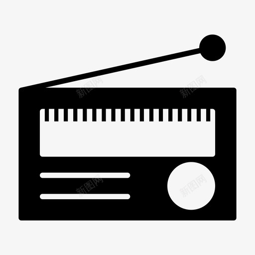 收音机通讯收听图标svg_新图网 https://ixintu.com 收听 收音机 收音机信息 购买 通讯