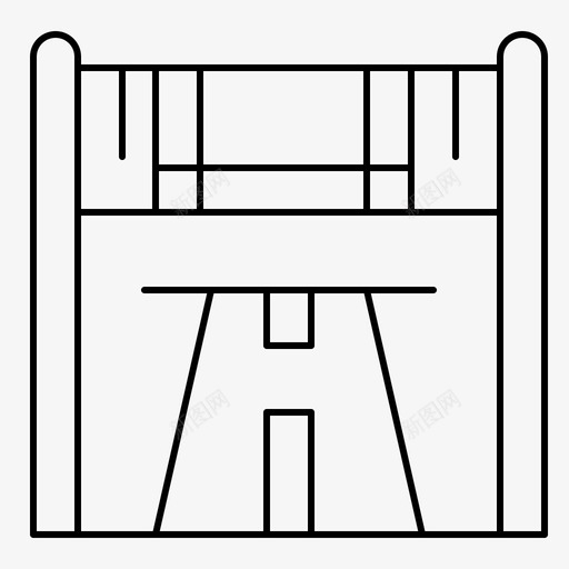 关卡比赛公路图标svg_新图网 https://ixintu.com 公路 关卡 比赛 线路经营动力薄弱 起点
