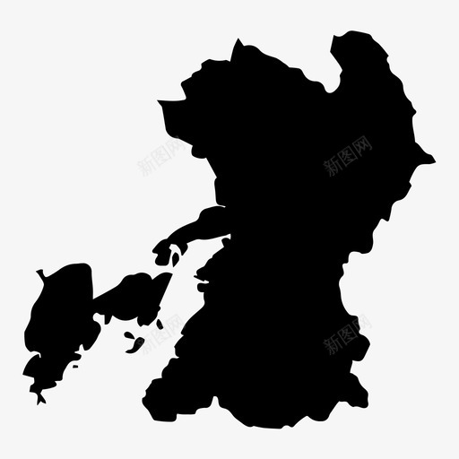 熊本日本日本都道府图标svg_新图网 https://ixintu.com 日本 熊本 道府