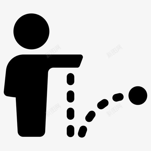 运动动画弹跳球图标svg_新图网 https://ixintu.com 动画 弹跳球 移动 运动