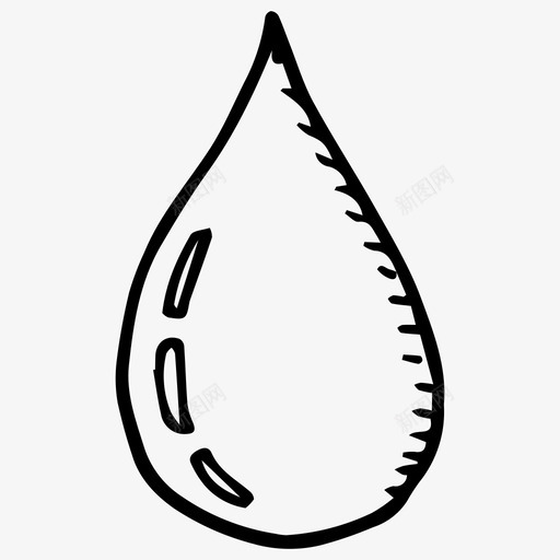 滴液雨图标svg_新图网 https://ixintu.com