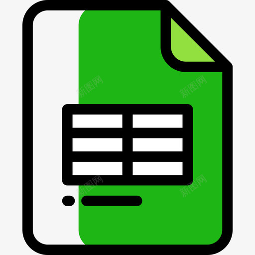 表格谷歌套件8颜色省略图标svg_新图网 https://ixintu.com 表格 谷歌套件8 颜色省略
