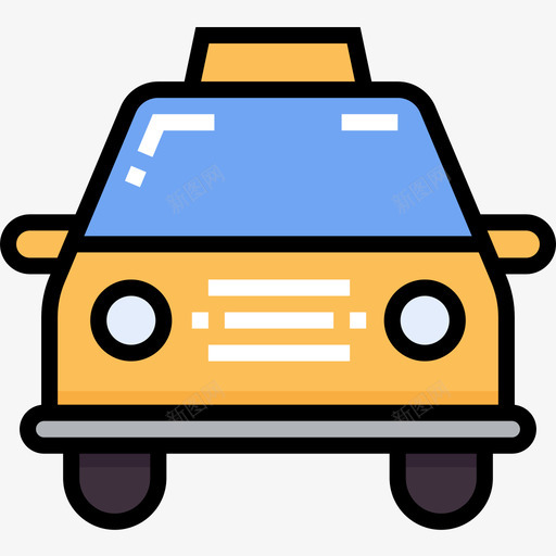 出租车19号停车场线形颜色图标svg_新图网 https://ixintu.com 19号停车场 出租车 线形颜色