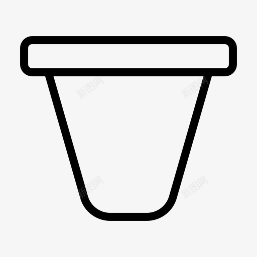盆栽农业园艺图标svg_新图网 https://ixintu.com 农业 园艺 植物盆栽 盆栽 秋季第二季