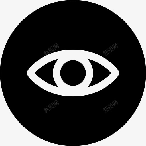 眼睛隐藏用户界面图标svg_新图网 https://ixintu.com 取消 徽章 用户界面 界面 眼睛 隐藏