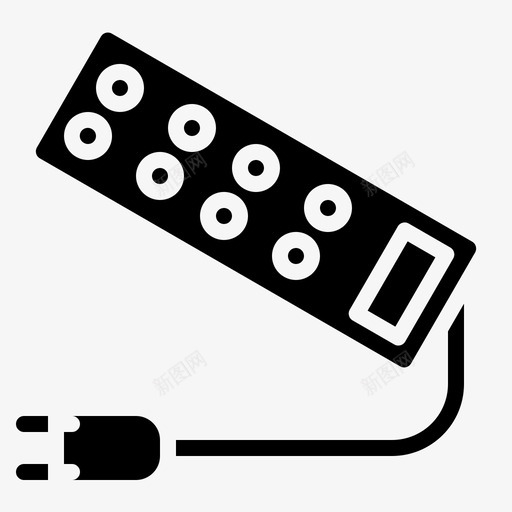 插座电器图标svg_新图网 https://ixintu.com 家具 家居 家用电器设备 房间 插座 电器 设计