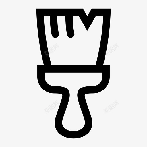 画笔颜色工具图标svg_新图网 https://ixintu.com 工具 画笔 颜色