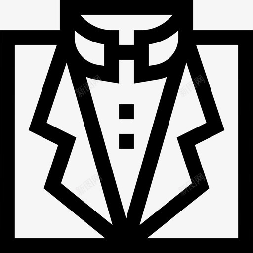 燕尾服豪华17直系图标svg_新图网 https://ixintu.com 燕尾服 直系 豪华