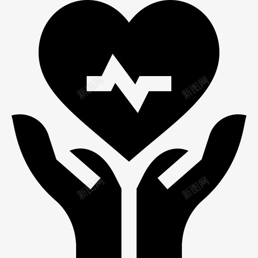 心地善良身心健康8心满意足图标svg_新图网 https://ixintu.com 心地善良 心满意足 身心健康8