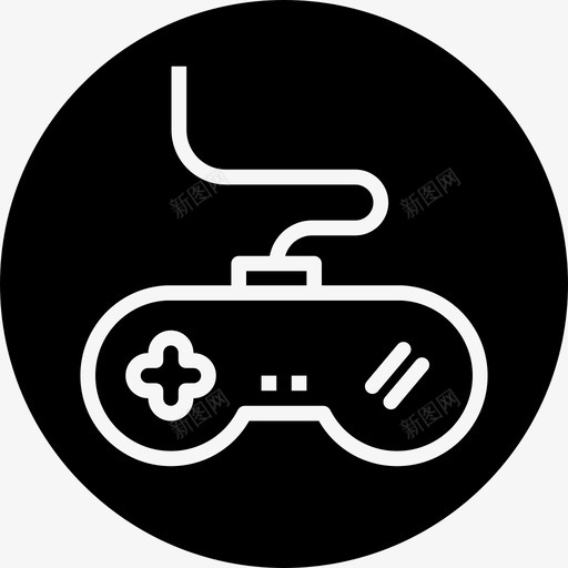 复古游戏徽章图标svg_新图网 https://ixintu.com 复古游戏徽章