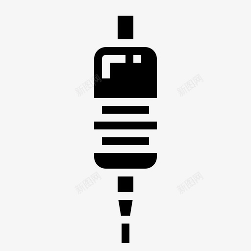 握把墨水机器图标svg_新图网 https://ixintu.com 墨水 握把 机器 纹身
