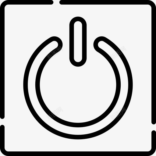电源网站界面线性图标svg_新图网 https://ixintu.com 电源 线性 网站界面