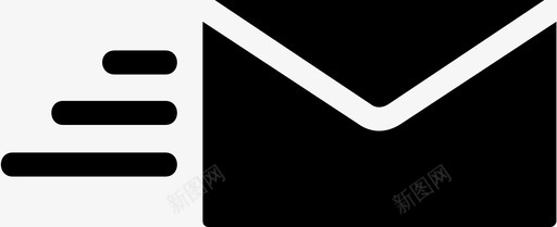 已发送电子邮件信封消息图标svg_新图网 https://ixintu.com 信封 发送 消息 电子邮件