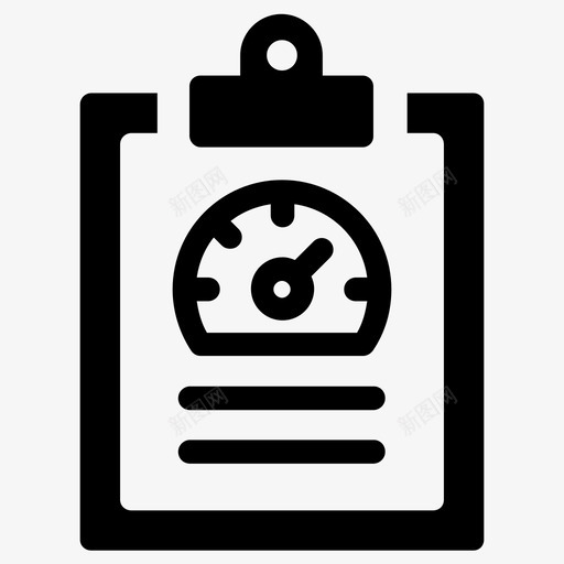 性能剪贴板仪表图标svg_新图网 https://ixintu.com 仪表 剪贴板 性能 报告 生产率