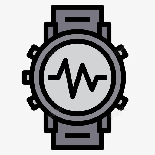 智能手表小工具10线性颜色图标svg_新图网 https://ixintu.com 小工 工具 手表 智能 线性 颜色