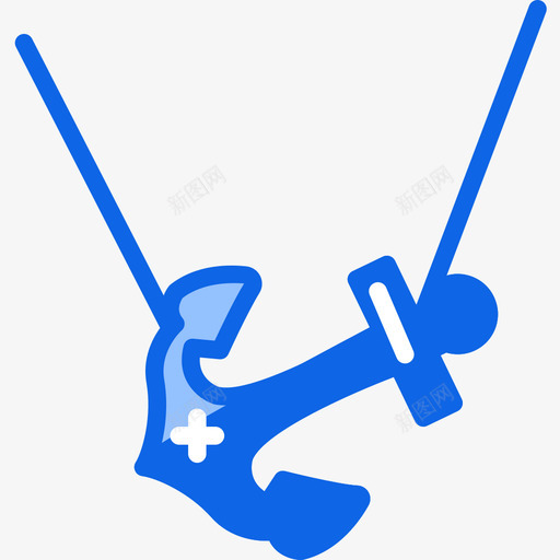 项链jewlery4蓝色图标svg_新图网 https://ixintu.com jewlery 蓝色 项链
