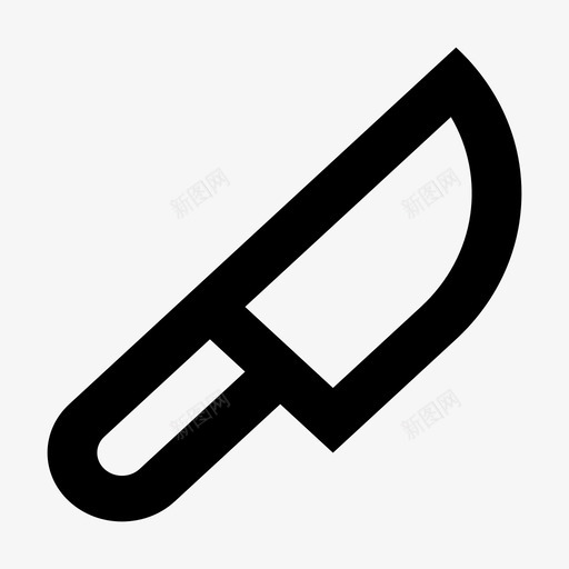 刀小工具厨房图标svg_新图网 https://ixintu.com 刀 厨房 小工具 工具