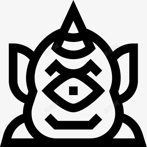 独眼巨人童话6直系图标svg_新图网 https://ixintu.com 独眼巨人 直系 童话6