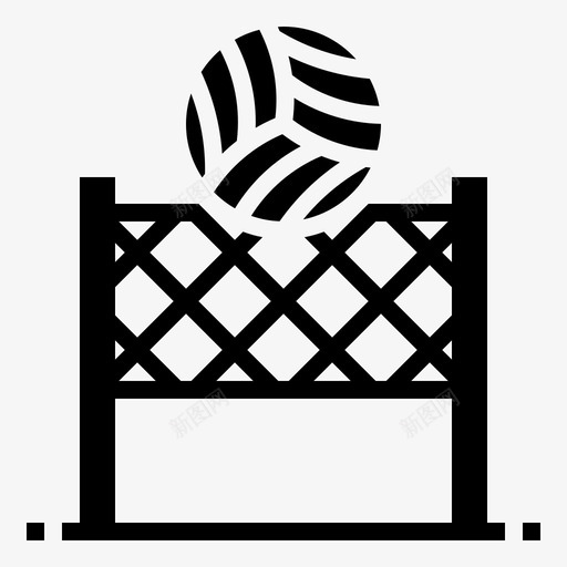排球教育211字形图标svg_新图网 https://ixintu.com 字形 排球 教育