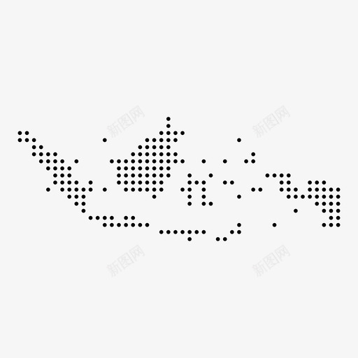 印度尼西亚亚洲国家图标svg_新图网 https://ixintu.com 亚洲 印度尼西亚 国家 国家地图点 点地图