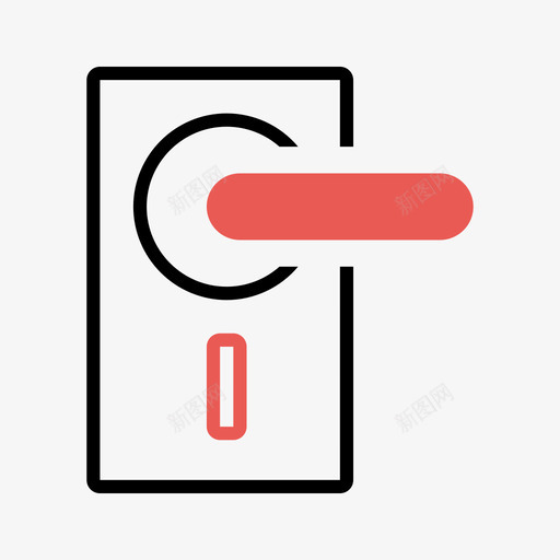 智能门锁-01svg_新图网 https://ixintu.com 智能门锁-01