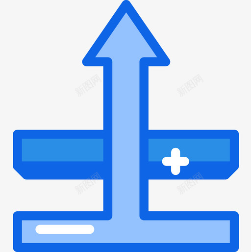 向上箭头ui界面30蓝色图标svg_新图网 https://ixintu.com ui 向上 界面 箭头 蓝色