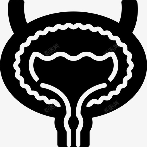 膀胱疾病炎症图标svg_新图网 https://ixintu.com 尿道 炎症 疾病 膀胱