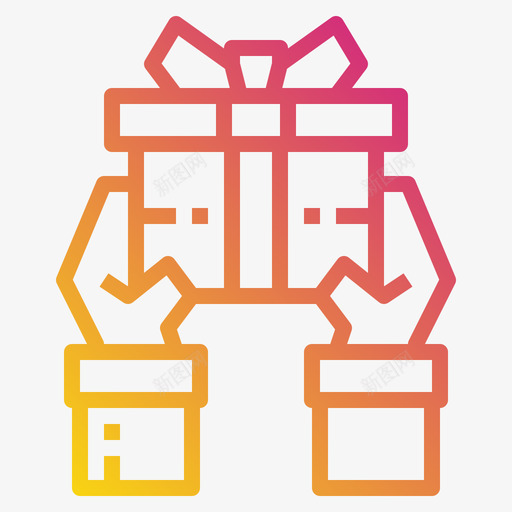 礼物礼物26渐变图标svg_新图网 https://ixintu.com 渐变 礼物